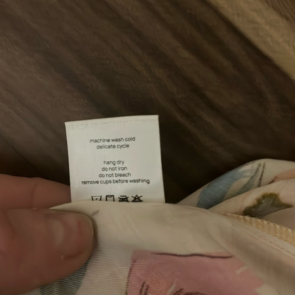 Frankly Apparel silky watercolor floral tank top. - Picture 12 of 15